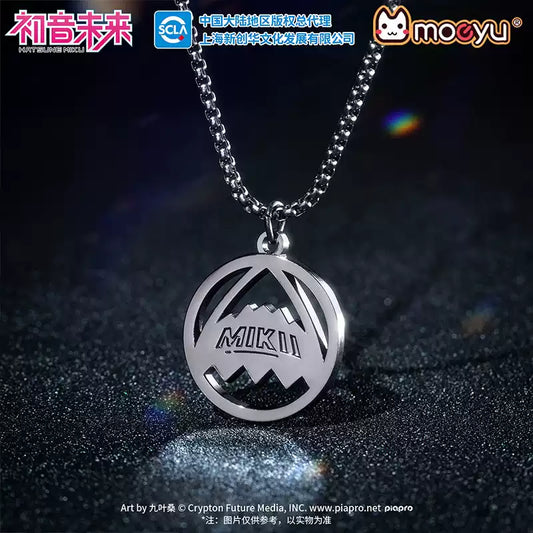 Moeyu Hatsune Miku 831 Birthday Festival Rave Series Metal Necklace
