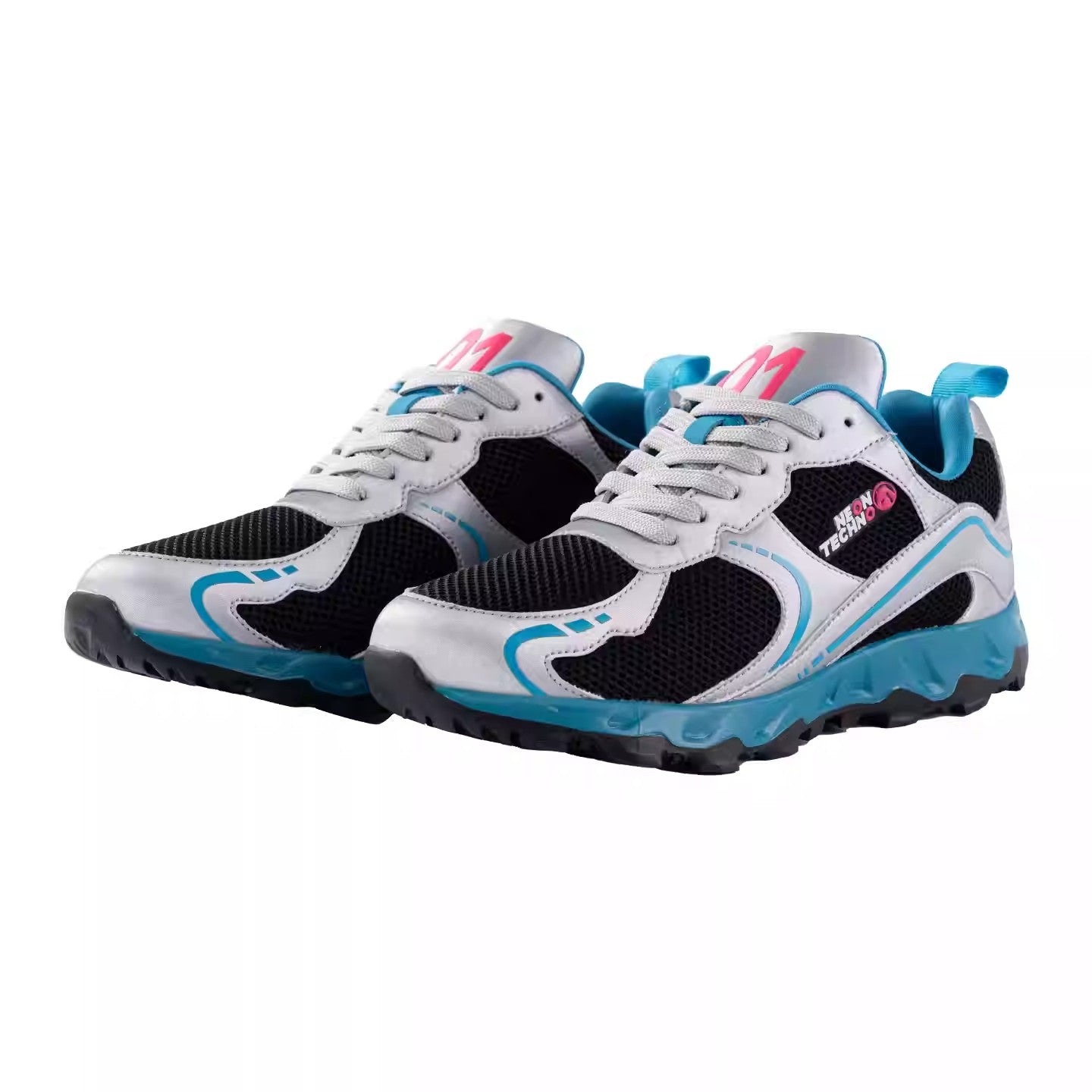 Moeyu Hatsune Miku "Neon Electronic Music" Retro Mesh Running Shoes - Men's Summer Breathable Casual Sneakers - Official Cyber-Style Vocaloid Footwear - Moeyu - Makochan - Belgium - Europe