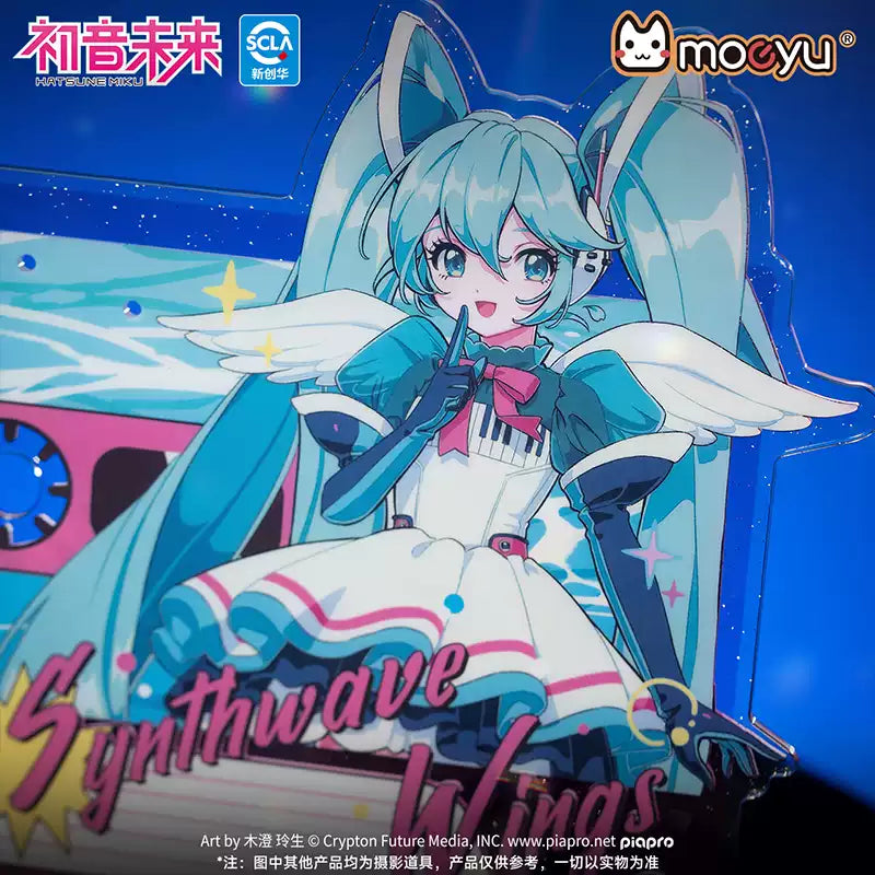 Moeyu Hatsune Miku Synthesizer Wave Wing Acrylic Jewelry Stand
