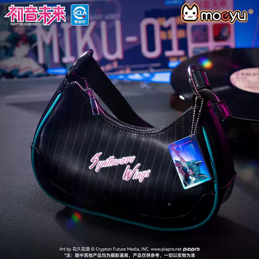 moeyu Hatsune Miku Synthesizer Wave Wings Women's Handbag - Retro Crossbody Bag (with internal compartments) - moeyu - Makochan - Belgium - Europe