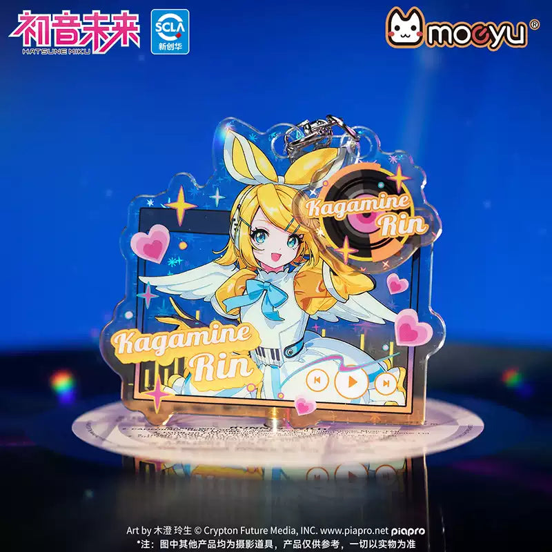 Moeyu Hatsune Miku Synthesizer Wave Wings Series Acrylic Pendant