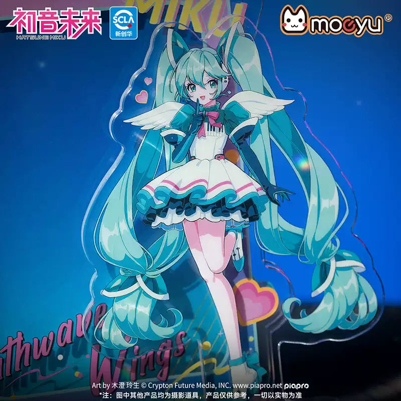 Moeyu Hatsune Miku Synthesizer Wave Wing Acrylic Standee Photo Frame Ornament