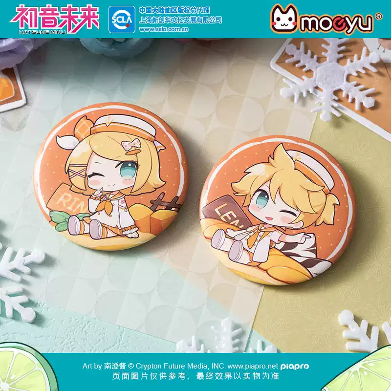 Moeyu Hatsune Miku Fruit Cake Series Tinplate Badge Medium Box