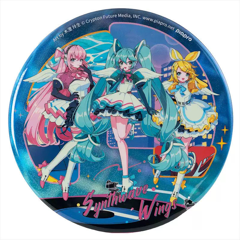 Moeyu Hatsune Miku Synthesizer Wave Wings Series Large Badge