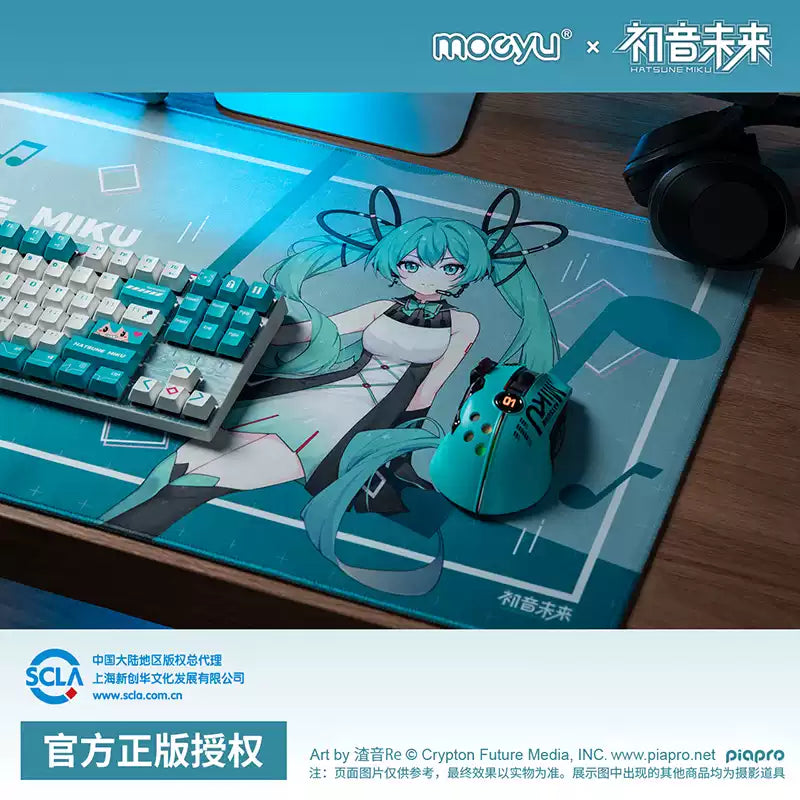 Moeyu Hatsune Miku Geometric Shaped Desk Mat