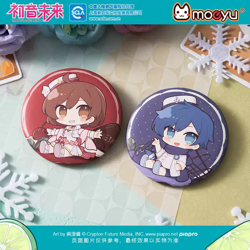 Moeyu Hatsune Miku Fruit Cake Series Tinplate Badge Medium Box