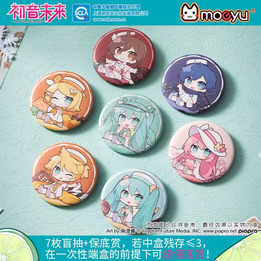 Moeyu Hatsune Miku Fruit Cake Series Tinplate Badge Medium Box - Moeyu - Makochan - Belgium - Europe