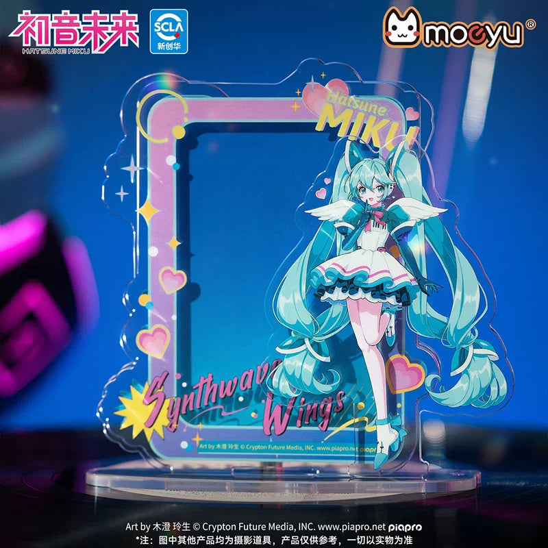 Moeyu Hatsune Miku Synthesizer Wave Wing Acrylic Standee Photo Frame Ornament