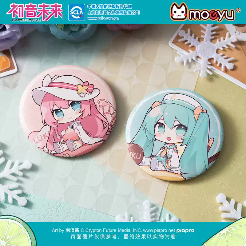 Moeyu Hatsune Miku Fruit Cake Series Tinplate Badge Medium Box