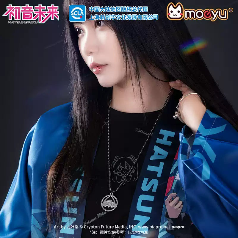 Moeyu Hatsune Miku 831 Birthday Festival Rave Series Metal Necklace