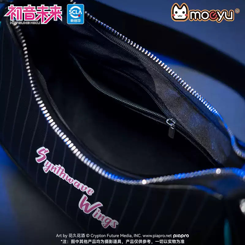 moeyu Hatsune Miku Synthesizer Wave Wings Women's Handbag - Retro Crossbody Bag (with internal compartments) - moeyu - Makochan - Belgium - Europe