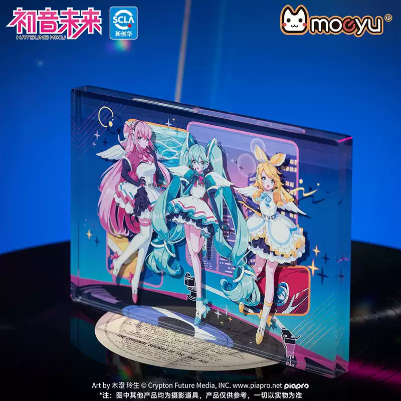 Moeyu Hatsune Miku Synthesizer Wave Wing Multi-layer Acrylic Brick