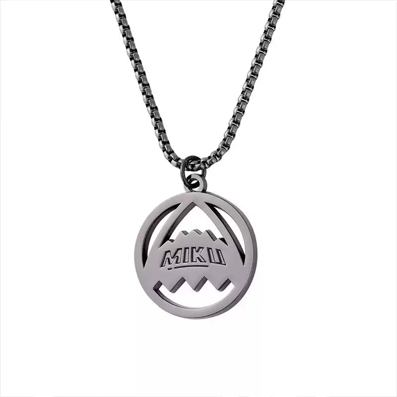 Moeyu Hatsune Miku 831 Birthday Festival Rave Series Metal Necklace