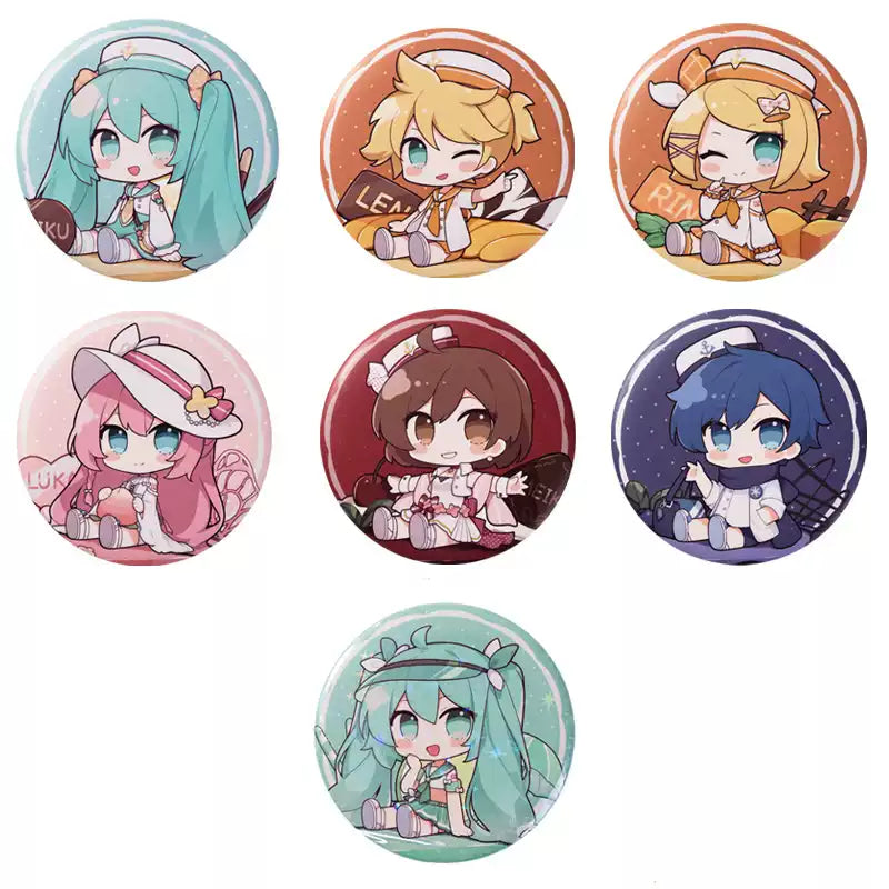 Moeyu Hatsune Miku Fruit Cake Series Tinplate Badge Medium Box
