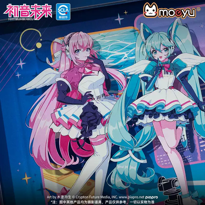 Moeyu Hatsune Miku Synthesizer Wave Wing Multi-layer Acrylic Brick