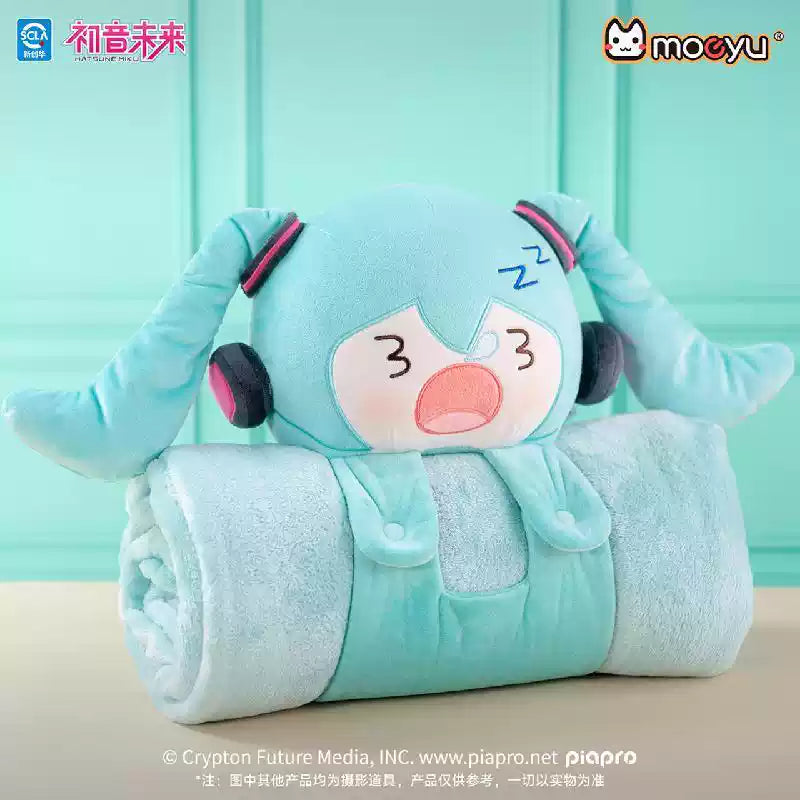 MOEYU Hatsune Miku Everyday Chill Series Portable Plush Air Conditioning Blanket
