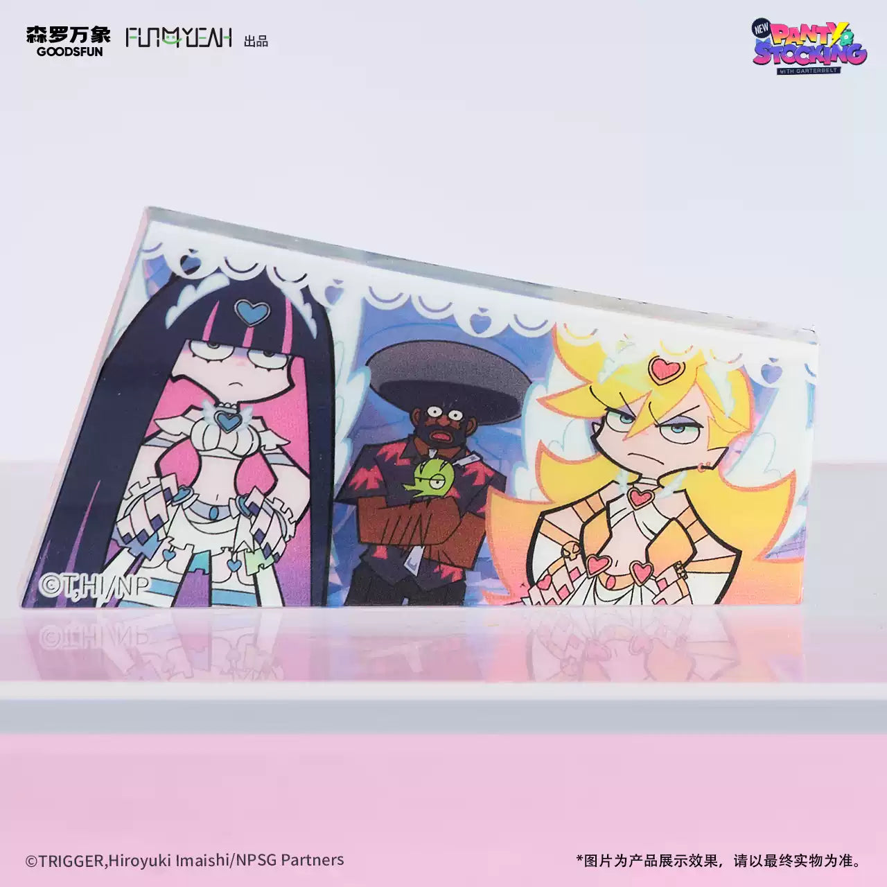 FUN4YEAH NEW Panty & Stocking with Garterbelt Bch Angels' 15th Party Vol. 2 Puzzle Acrylic Fridge Magnet Blind Box