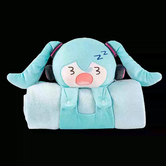 MOEYU Hatsune Miku Everyday Chill Series Portable Plush Air Conditioning Blanket