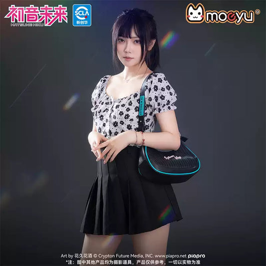 moeyu Hatsune Miku Synthesizer Wave Wings Women's Handbag - Retro Crossbody Bag (with internal compartments) - moeyu - Makochan - Belgium - Europe