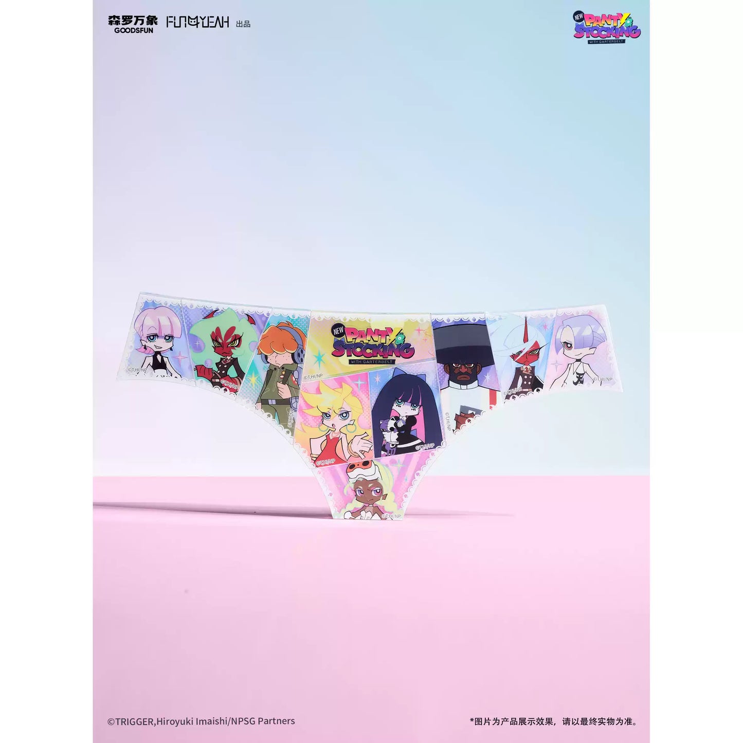 FUN4YEAH NEW Panty & Stocking with Garterbelt Bch Angels' 15th Party Vol. 2 Puzzle Acrylic Fridge Magnet Blind Box