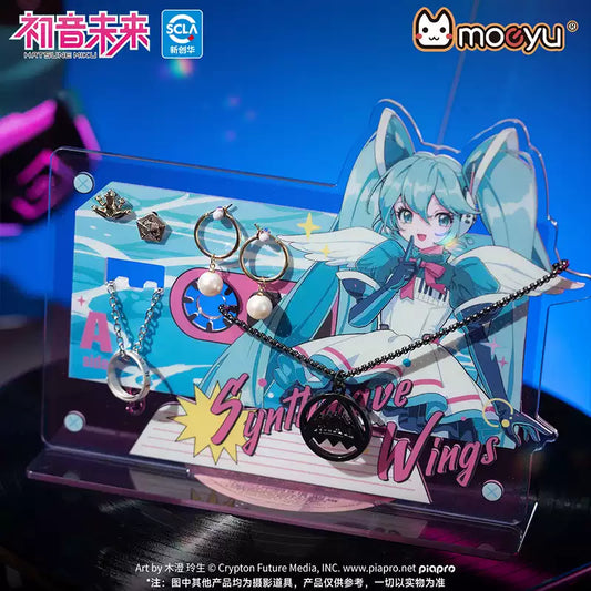 Moeyu Hatsune Miku Synthesizer Wave Wing Acrylic Jewelry Stand