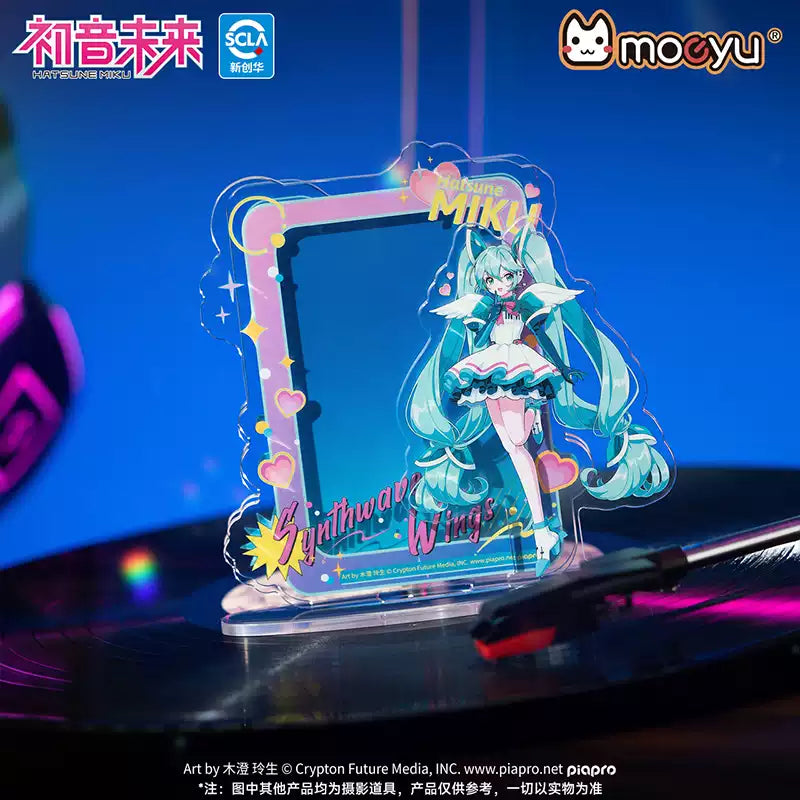 Moeyu Hatsune Miku Synthesizer Wave Wing Acrylic Standee Photo Frame Ornament