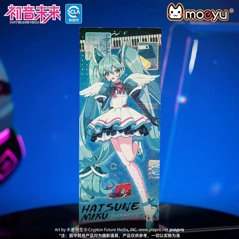 Moeyu Hatsune Miku Synthesizer Wave Wings Laser Ticket Commemorative Ticket