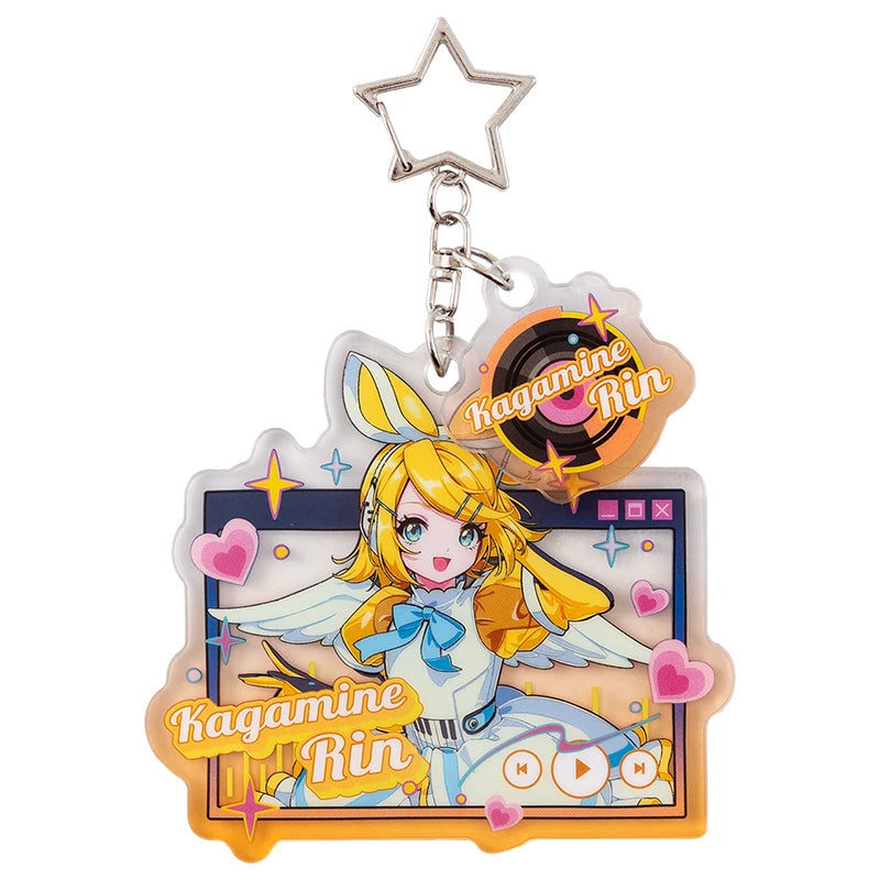 Moeyu Hatsune Miku Synthesizer Wave Wings Series Acrylic Pendant