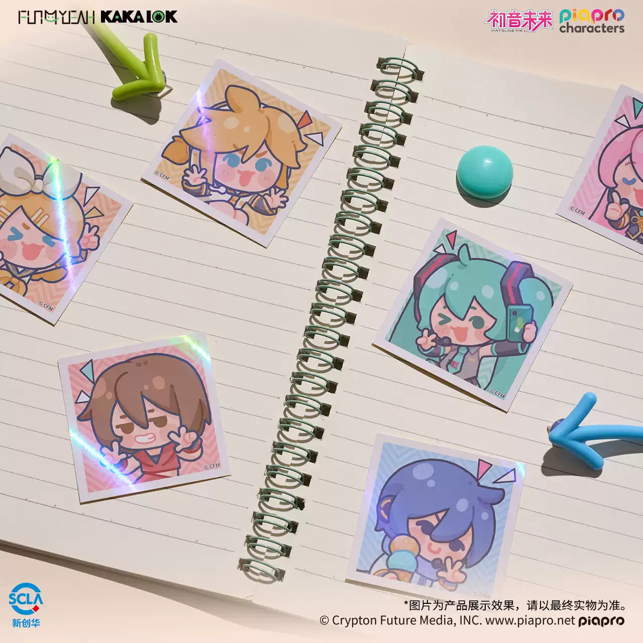 FUN4YEAH Hatsune Miku Meme Expression Series Sticker Blind Box (B6)