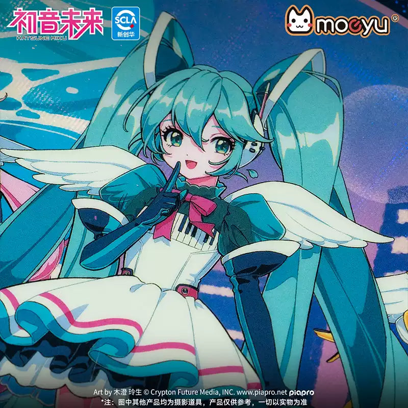 Moeyu Hatsune Miku Synthesizer Wave Wings Series Large Badge