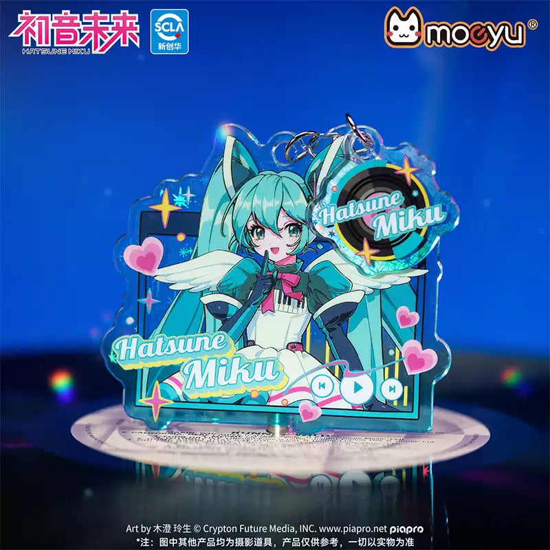 Moeyu Hatsune Miku Synthesizer Wave Wings Series Acrylic Pendant