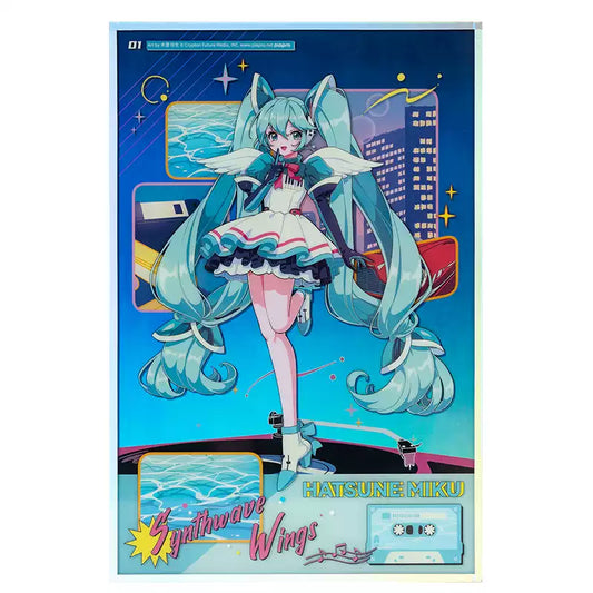 moeyu Hatsune Miku Synthesizer Wave Wings Series Acrylic Color Paper