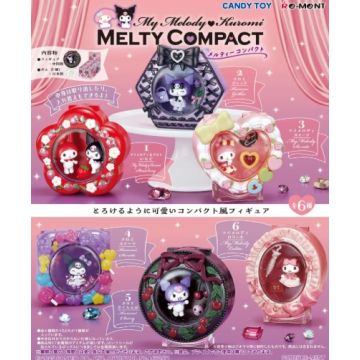 Re-Ment Re-Ment My Melody & Kuromi Melty Compact series (6) | Makochan