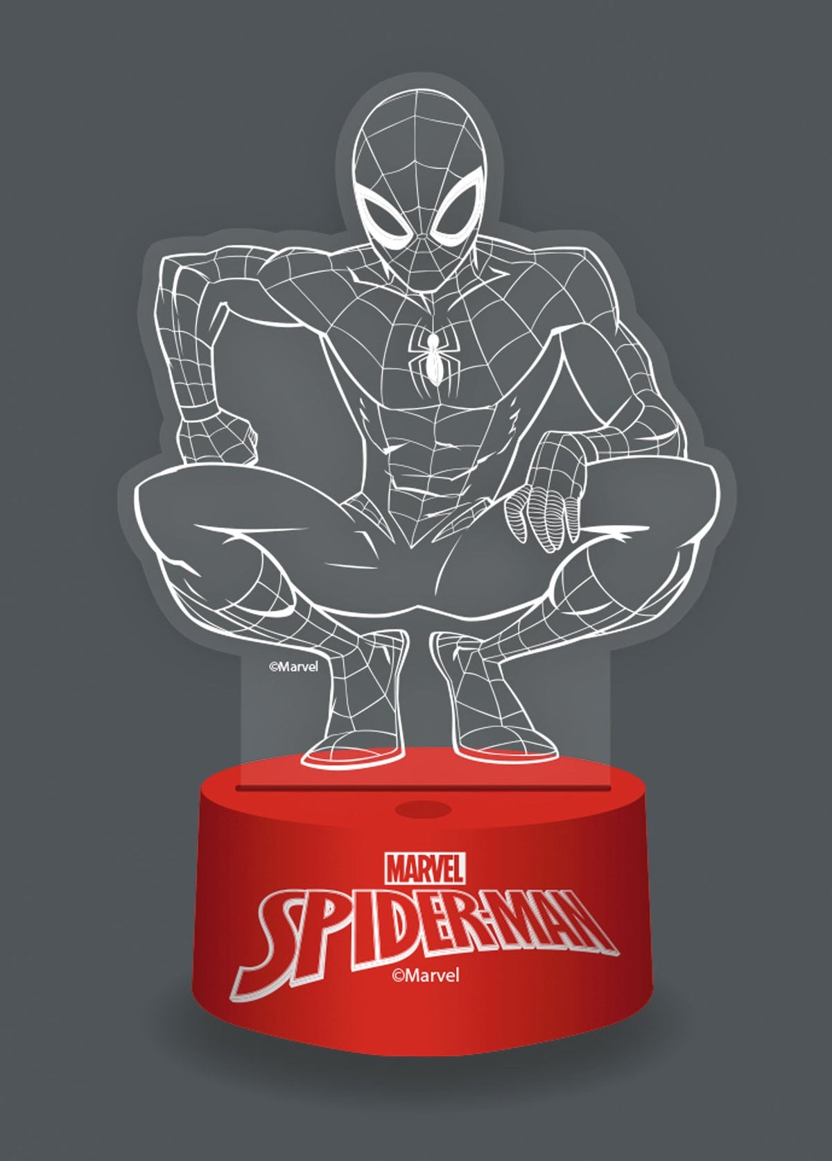 SPIDER-MAN - 3D Lamp RGB with Remote