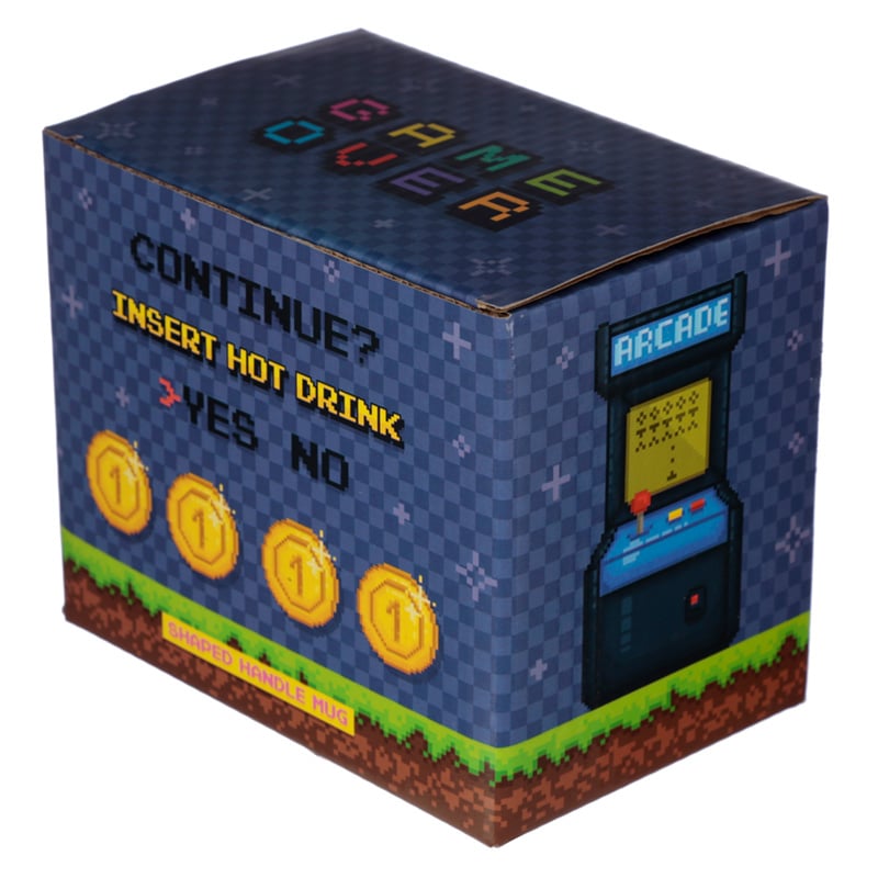 GAME OVER - Joystick & Pixels - Mug with 3D Handle13,5oz