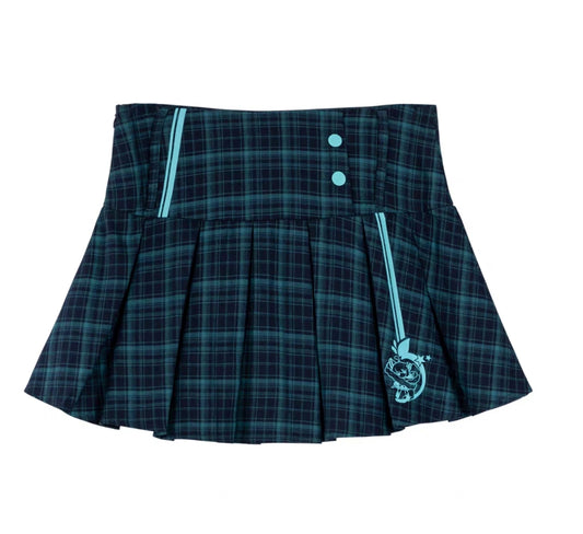 Moeyu Hatsune Miku "Millennium Ice Candy" Series Pleated Skirt - Y2K High-Waist A-Line JK Mini Skirt - Moeyu - Makochan - Belgium - Europe