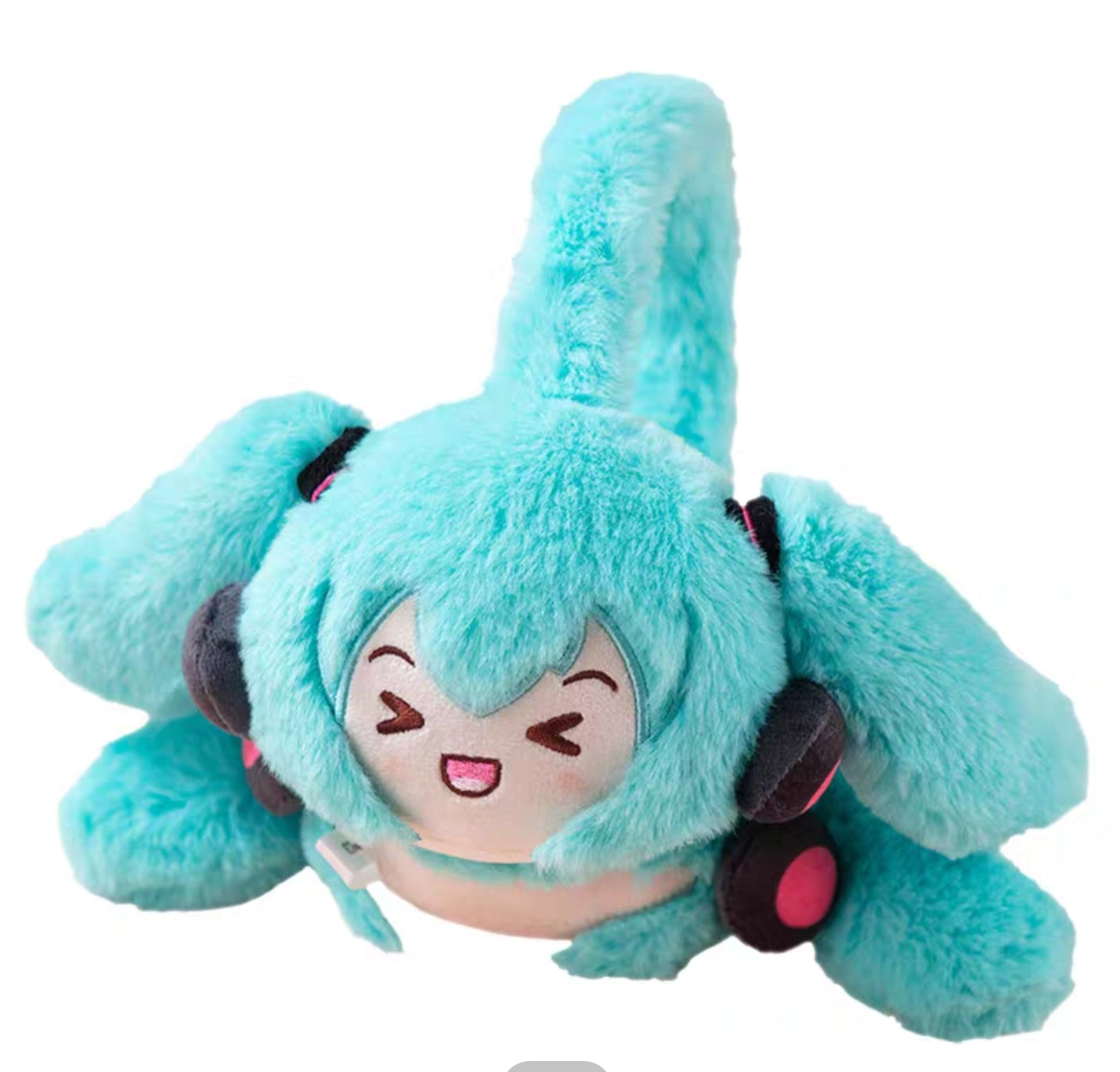 Moeyu Hatsune Miku "Squinty Eye" Winter Plush Collection - Kawaii Sleepy Miku Hat, Warm Gloves & Cozy Earmuffs - Moeyu - Makochan - Belgium - Europe