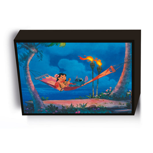 LILO & STITCH - Hammcock - Light Canvas 30x40 Cm