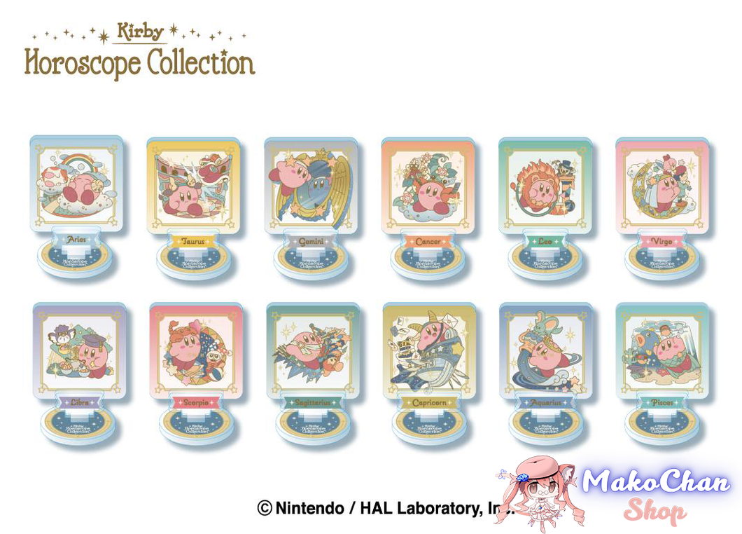 Kirby Constellation/horoscope Acrylic Stand Collection (pre-order)