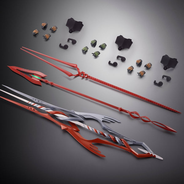 Bandai Tamashii Nations Neon Genesis Evangelion Metal Build Accessory Set 3 Spears Set for Eva 30th with the Spear Another Color | Makochan