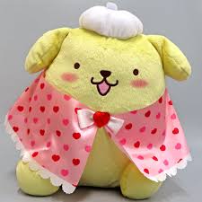 Sanrio: Pink heart BIG Plush doll - Pompompurin - Sanrio - Makochan - Belgium - Europe