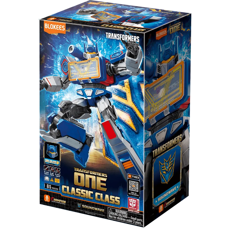 Transformers Classic Class 17 Transformers One Soundwave - Blokees - Makochan - Belgium - Europe