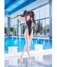 Date A Live Swimsuit Silhouette PVC Figure 1/7 Kurumi Tokisaki Swimwear Ver. 24 cm by Amakuni