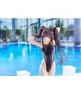 Date A Live Swimsuit Silhouette PVC Figure 1/7 Kurumi Tokisaki Swimwear Ver. 24 cm by Amakuni