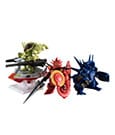 FW Gundam Convergence Core Cross Bone Action Figure Set Steel 7 A Team 6 cm by Bandai