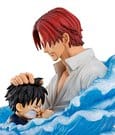 One Piece Ichibansho PVC Figure Shanks & Luffy (Red Hair Pirates) 15 cm by Banpresto
