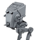Star Wars Plastic Model Kit 1/48 AT-ST by Bandai Star Wars