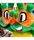 Teenage Mutant Ninja Turtles x Grape Brain Vinyl Figure Michelangelo 24 cm by BigBoysToys