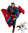 Superman (2025) Action Figure Superman & Krypto 21 cm by Beast Kingdom Toys
