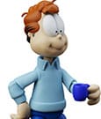Garfield Action Figure Jon Arbuckle Deluxe Edition 19 cm by Boss Fight Studio